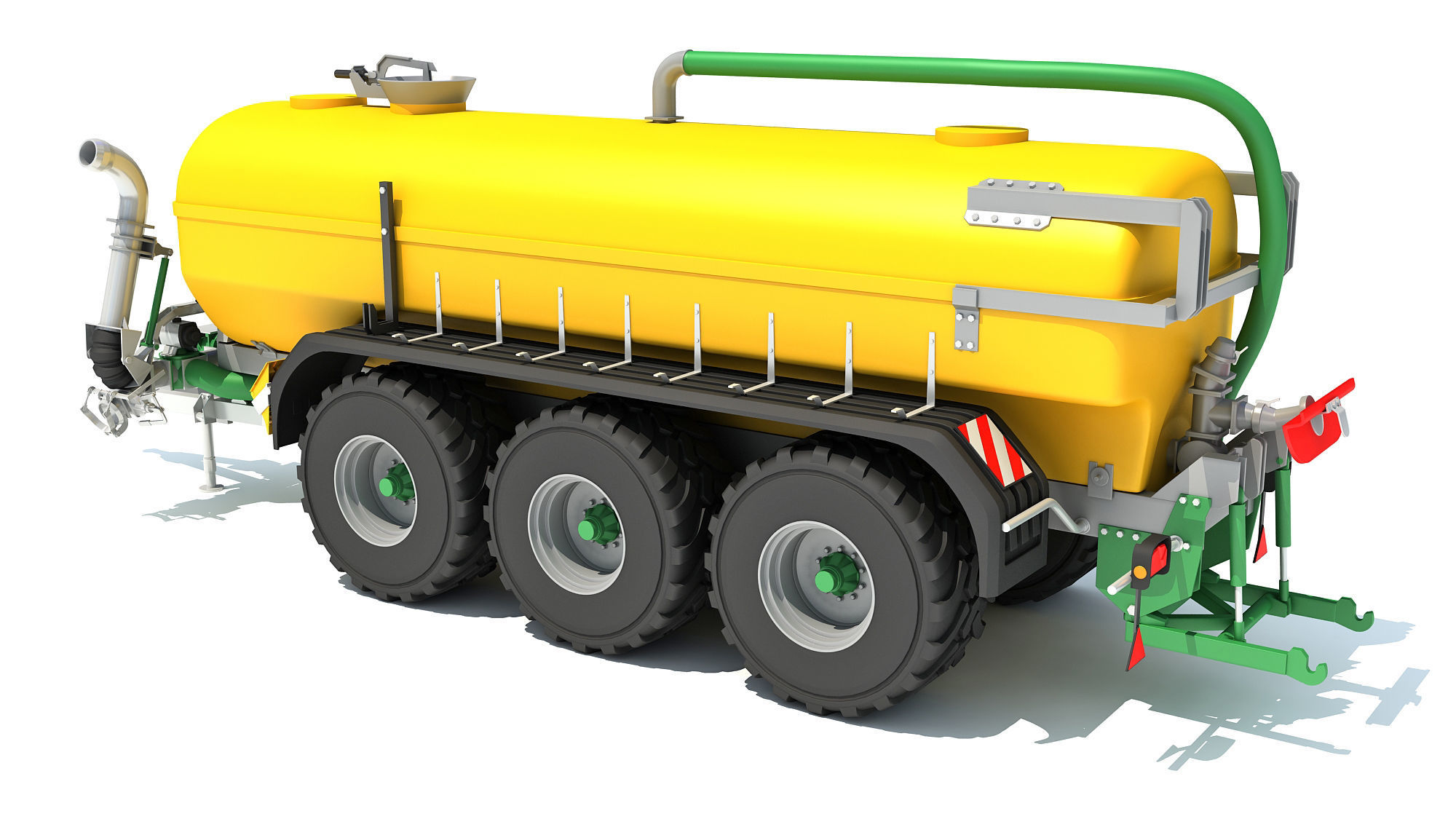 Farm Trailer V2 3D model_3