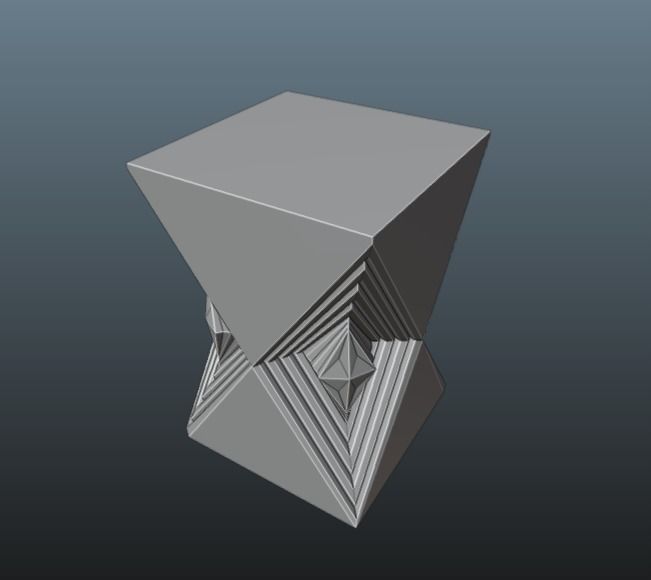 Pedestal 17 3D print model_10