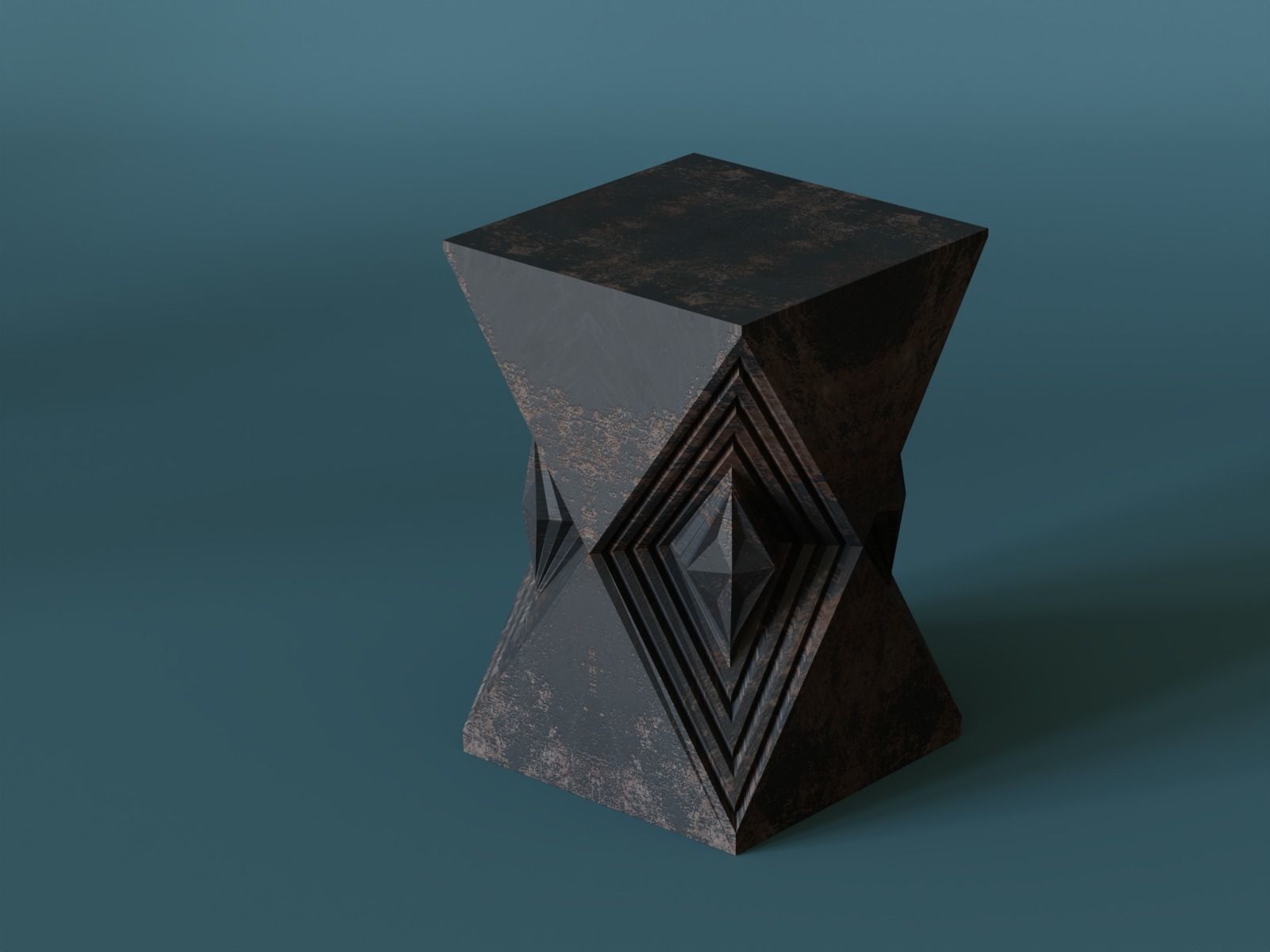 Pedestal 17 3D print model_3