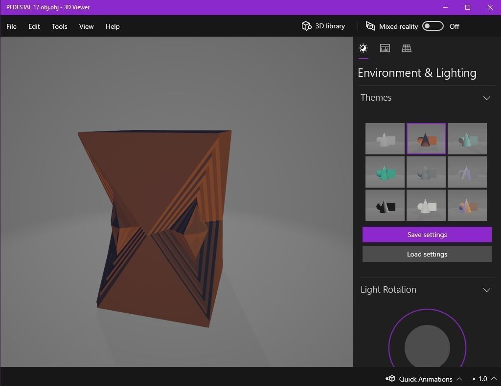 Pedestal 17 3D print model_16