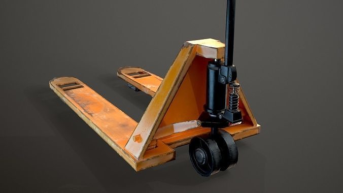 Pallet Truck Game-Ready Model Low-poly 3D model