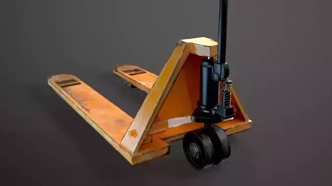 Pallet Truck Game-Ready Model