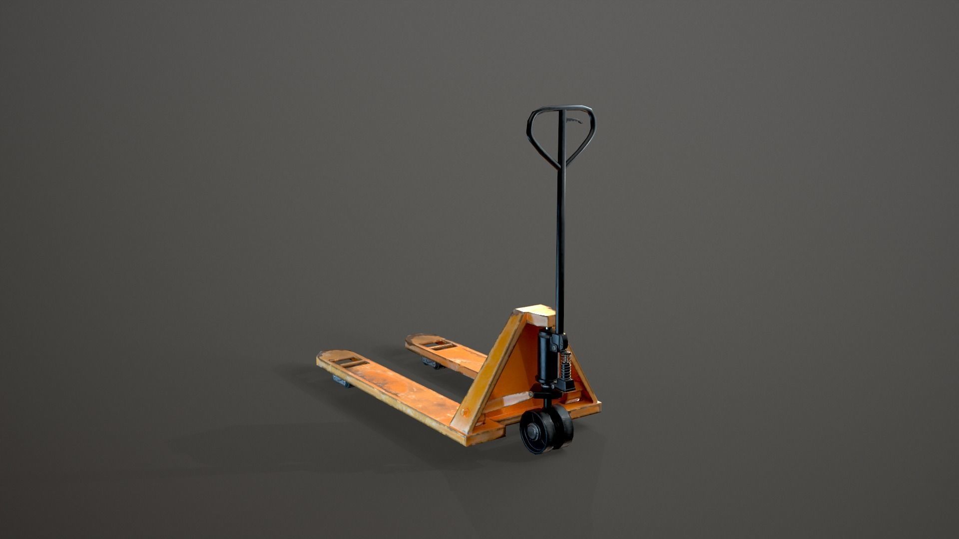 Pallet Truck Game-Ready Model Low-poly 3D model_2