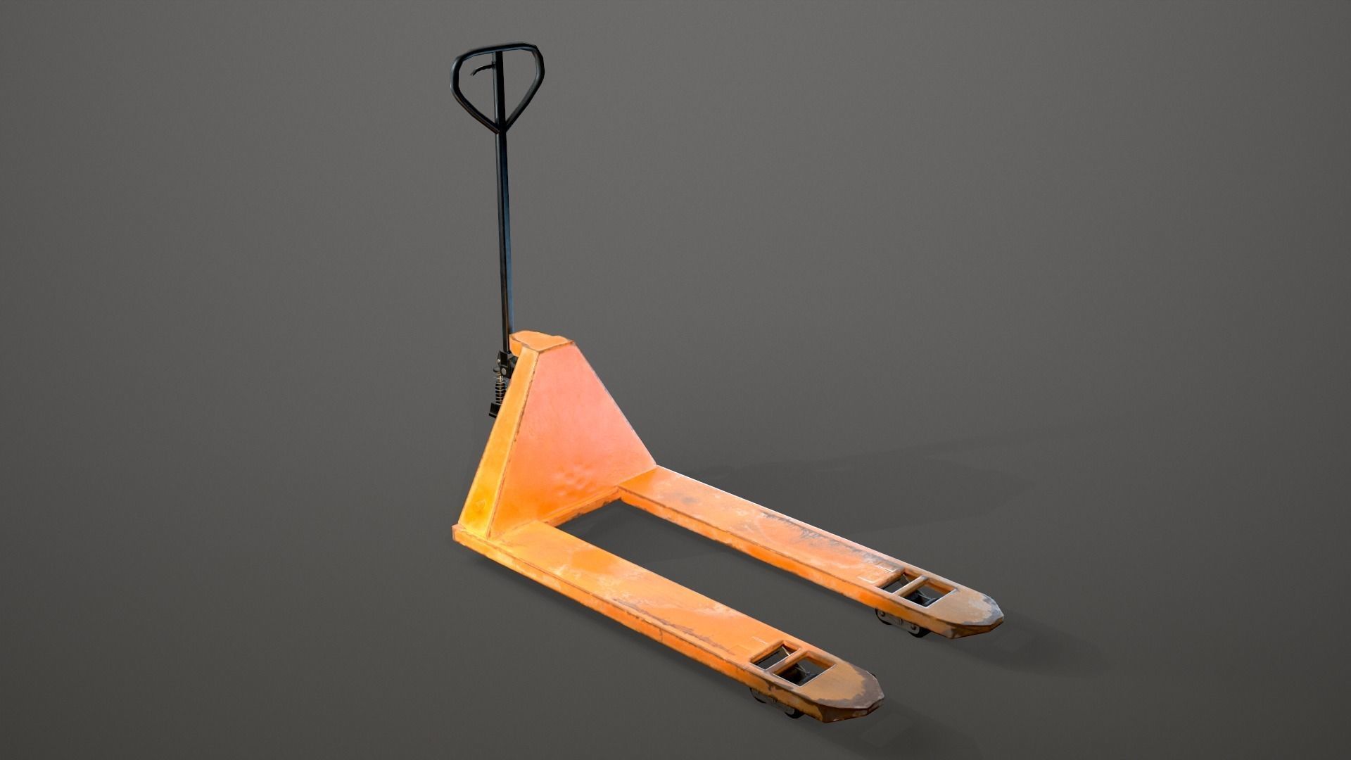 Pallet Truck Game-Ready Model Low-poly 3D model_3