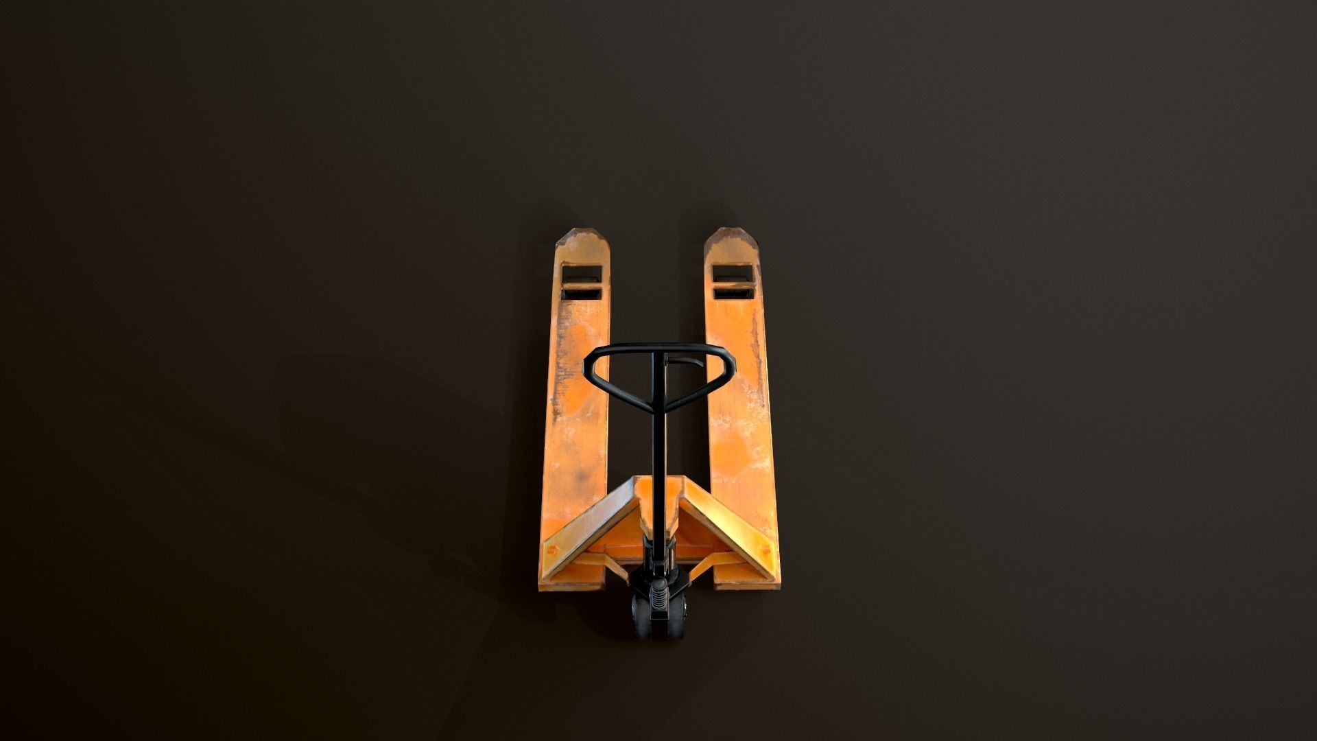 Pallet Truck Game-Ready Model Low-poly 3D model_4
