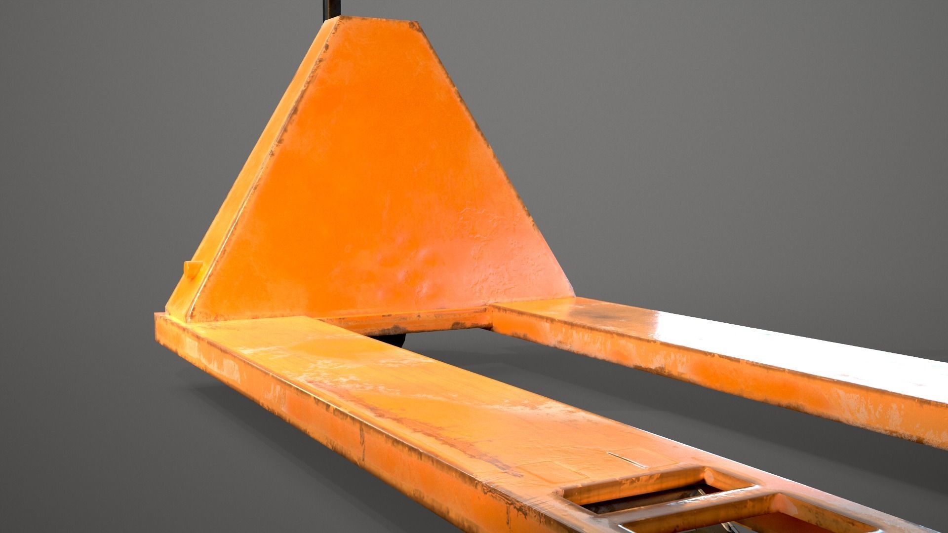 Pallet Truck Game-Ready Model Low-poly 3D model_1