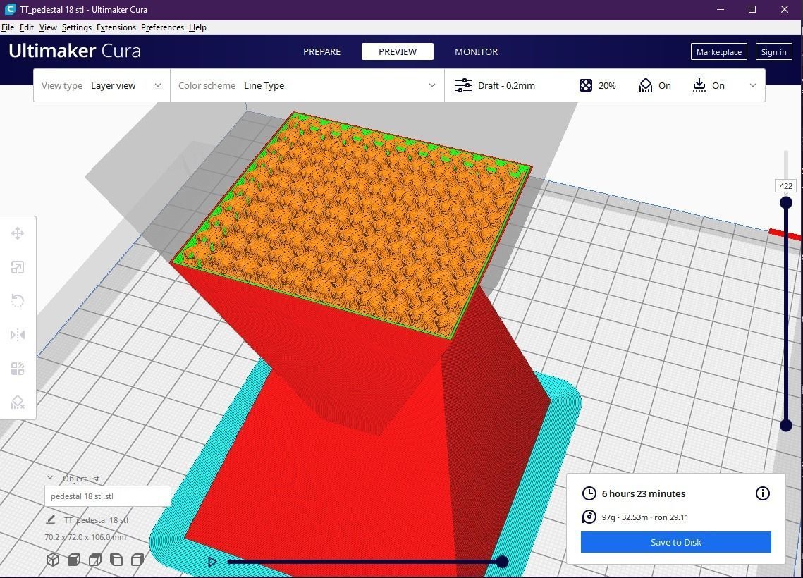 Pedestal 18 3D print model_14