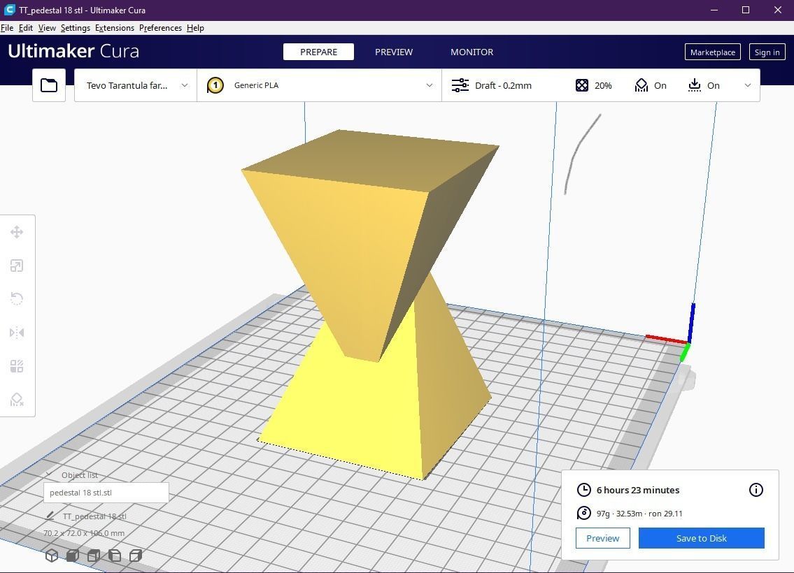 Pedestal 18 3D print model_13