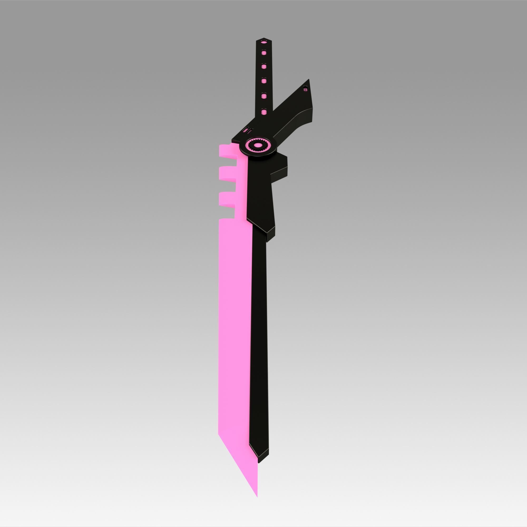 League of Legend LOL PROJECT Fiora Sword Cosplay Weapon Prop 3D print model_4