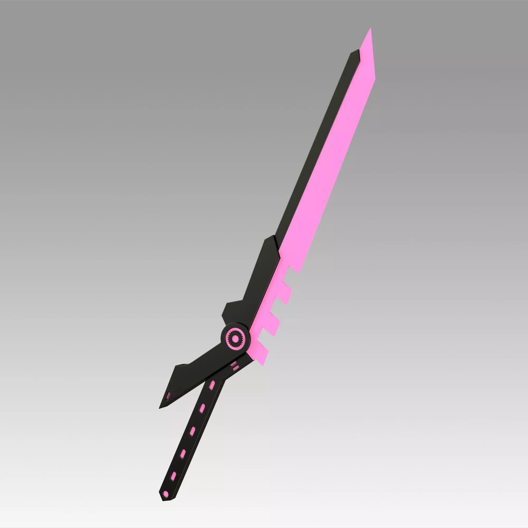 League of Legend LOL PROJECT Fiora Sword Cosplay Weapon Prop 3D print model_0