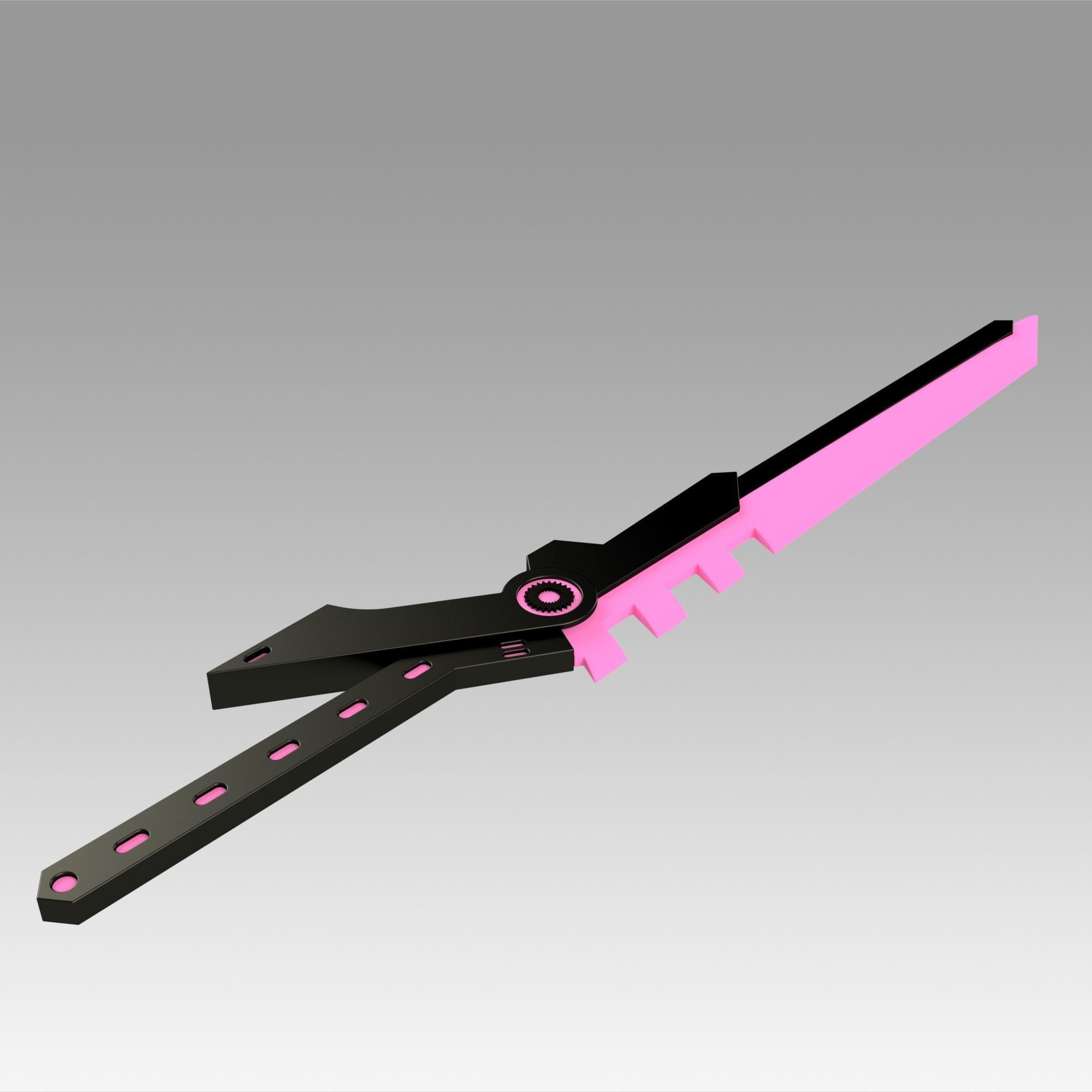 League of Legend LOL PROJECT Fiora Sword Cosplay Weapon Prop 3D print model_1