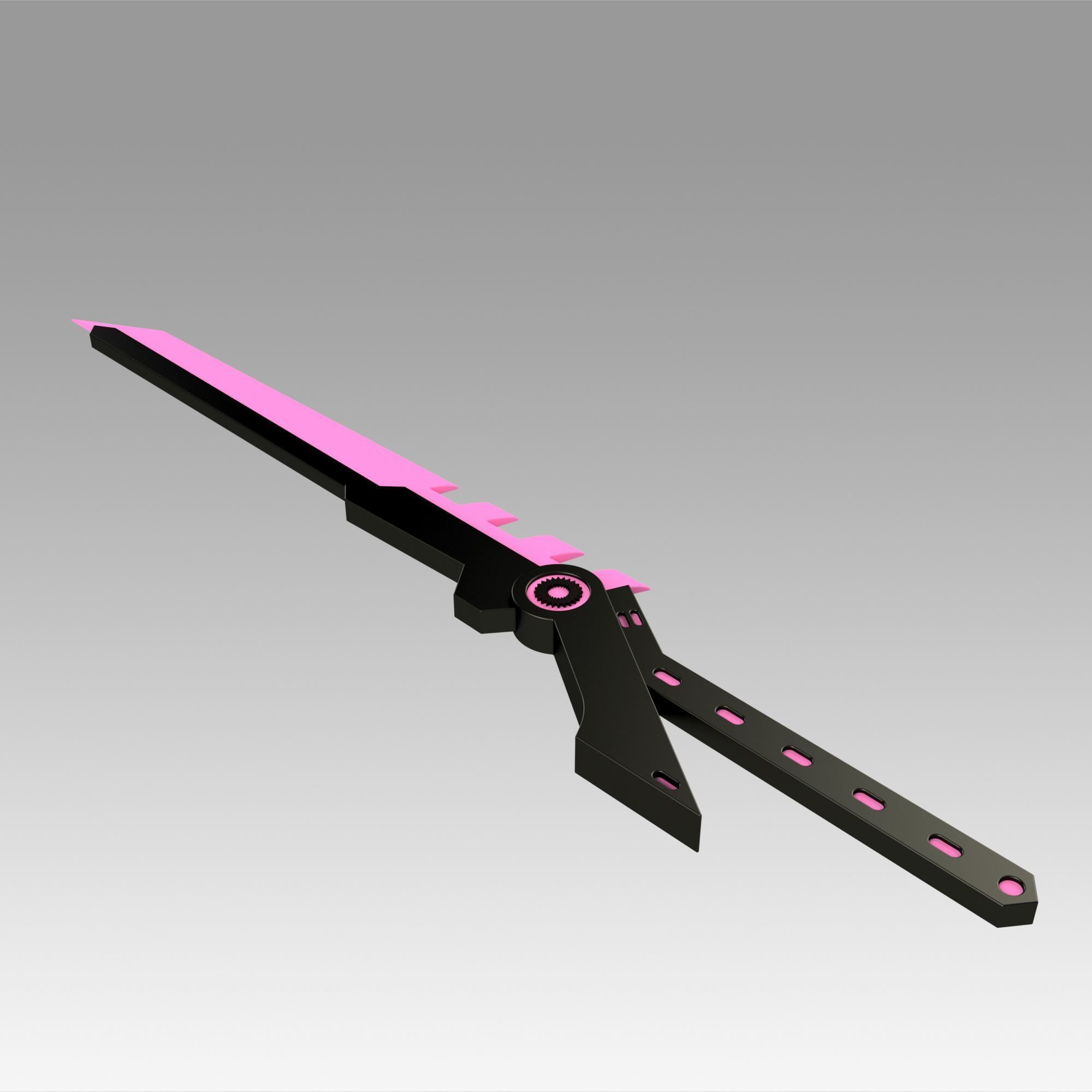 League of Legend LOL PROJECT Fiora Sword Cosplay Weapon Prop 3D print model_7