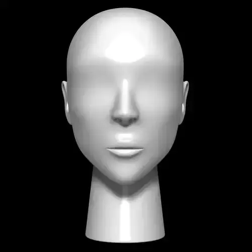 Mannequin head 3D model