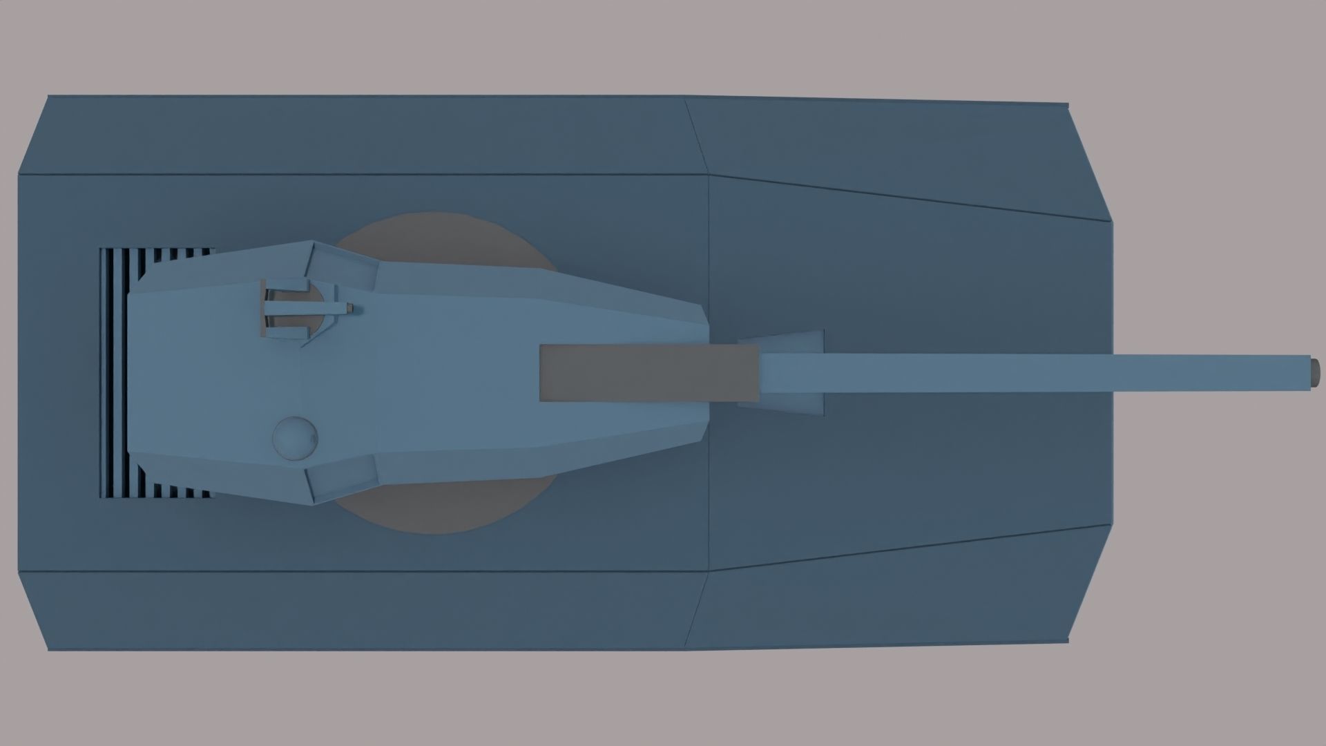  MBT mk1 Minotaur Low-poly 3D model_3
