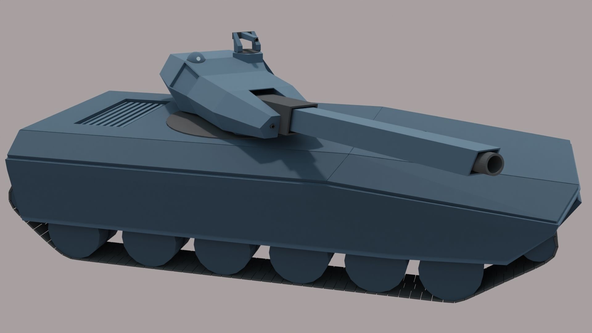  MBT mk1 Minotaur Low-poly 3D model_1