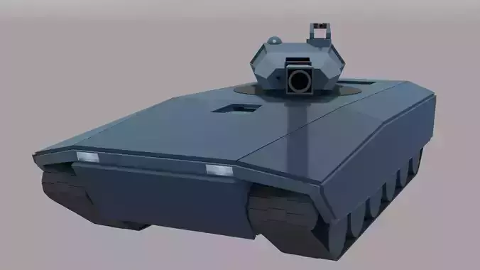  MBT mk1 Minotaur Low-poly 3D model