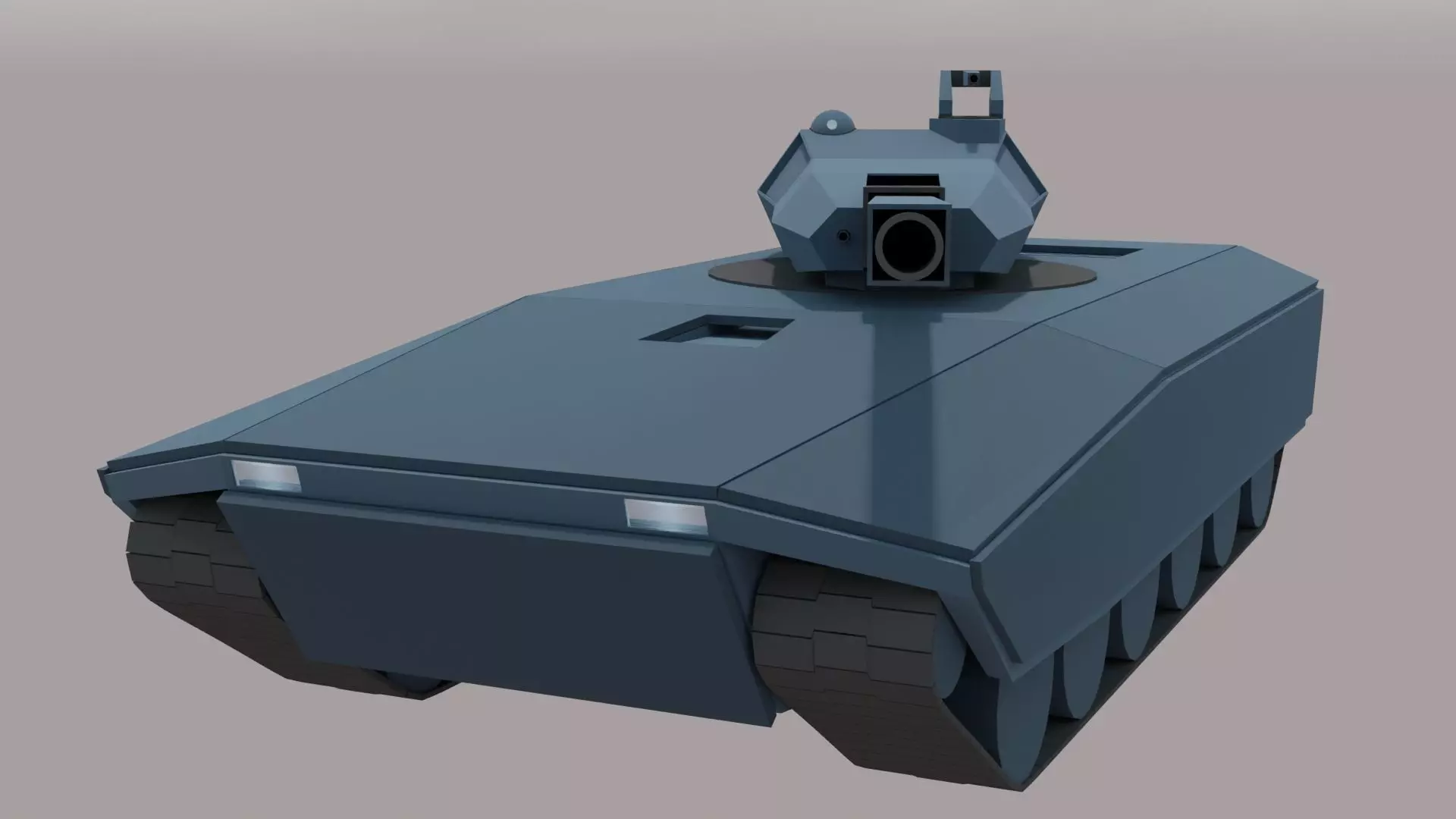  MBT mk1 Minotaur Low-poly 3D model_0