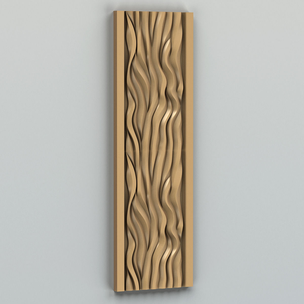 Wall Panel 005 3D model_5
