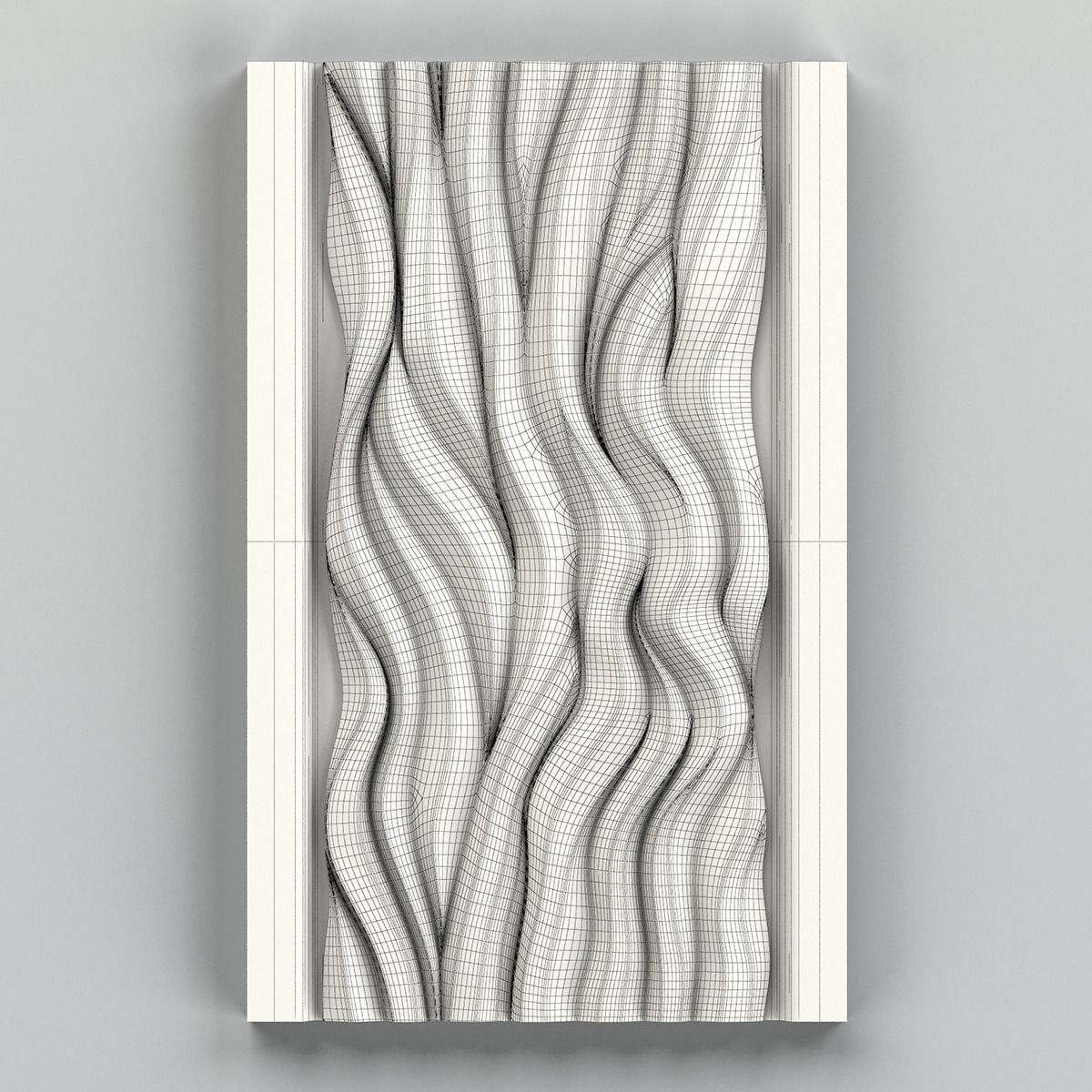 Wall Panel 005 3D model_6