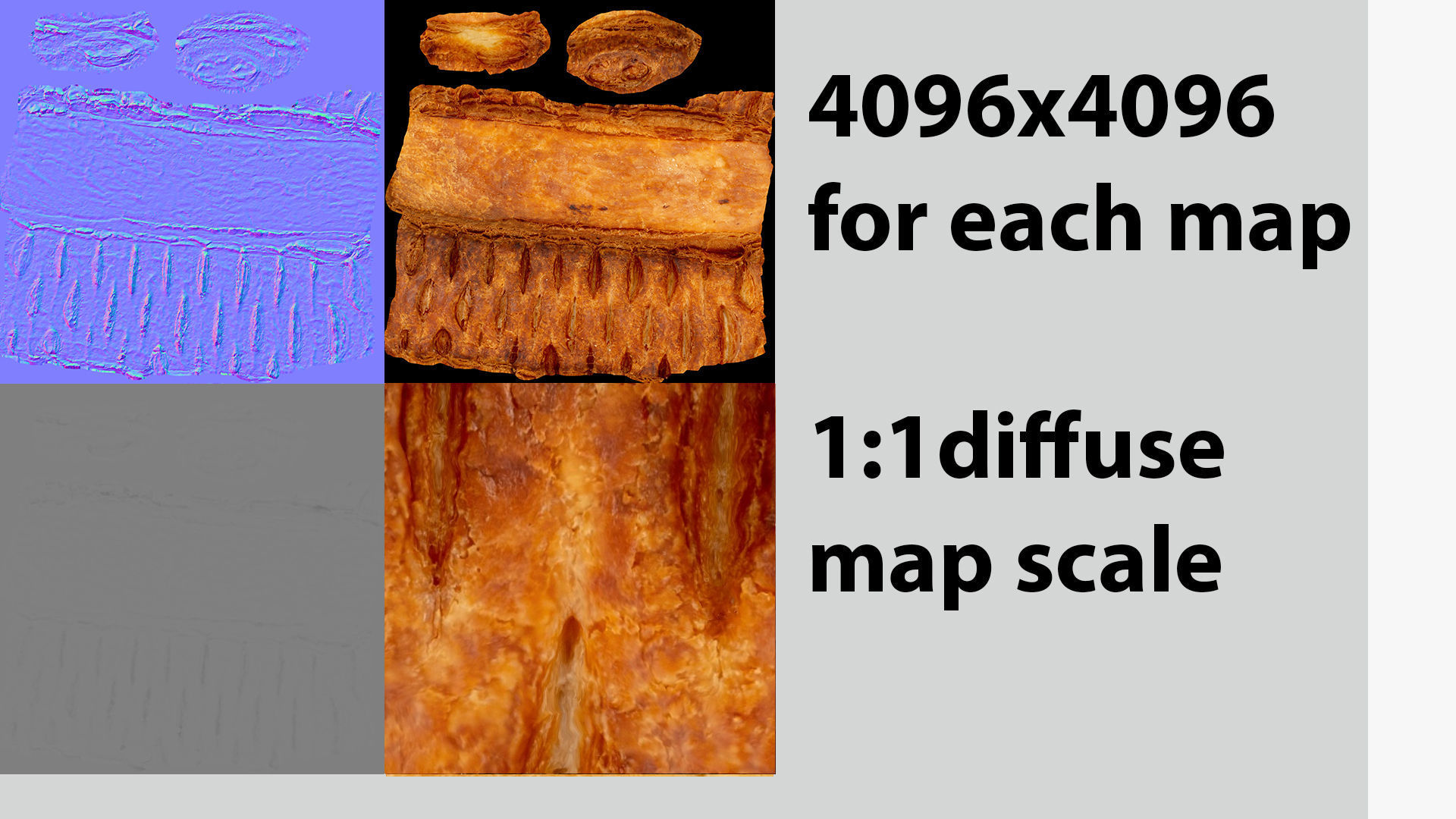 Cheese stick bun loaf or roll 3D model_7