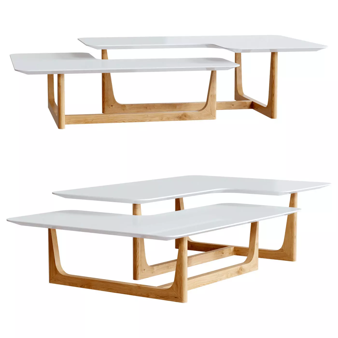 Coffee table Pollus Moveis Mara 3D model_0