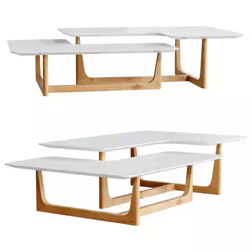 Coffee table Pollus Moveis Mara 3D model