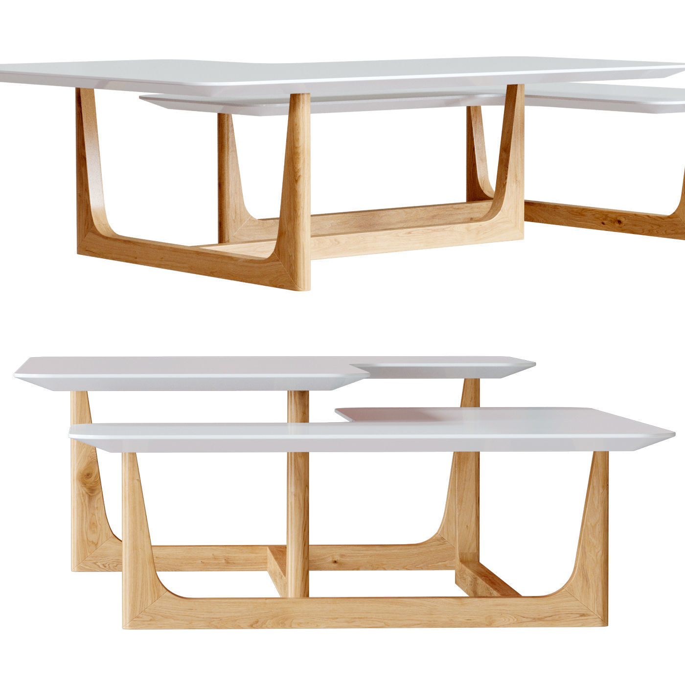 Coffee table Pollus Moveis Mara 3D model_2