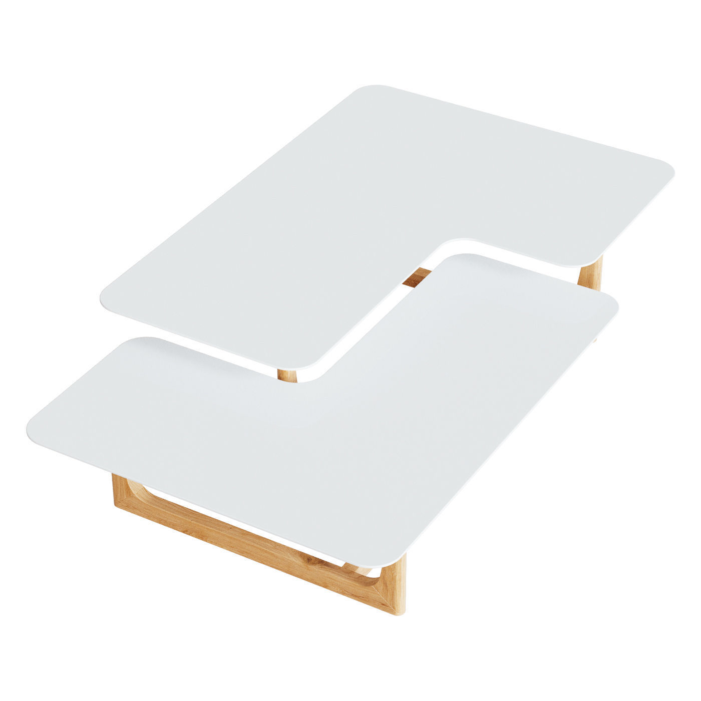 Coffee table Pollus Moveis Mara 3D model_1