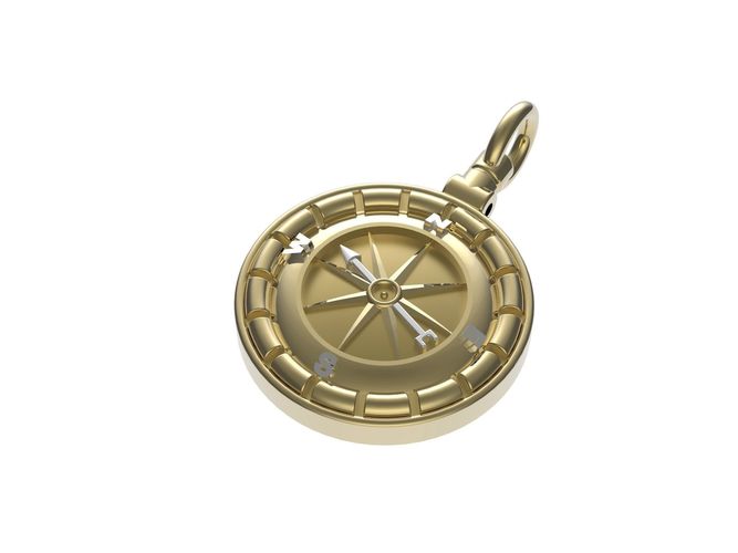 Pendant Compass 3D print model