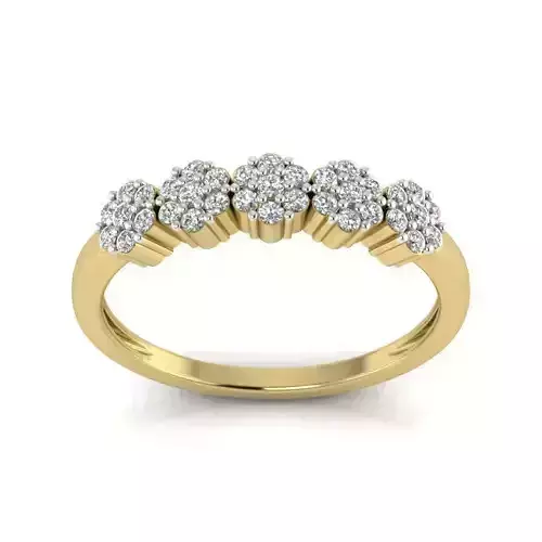 Women Solitaire Engagement Ring 3dm stl