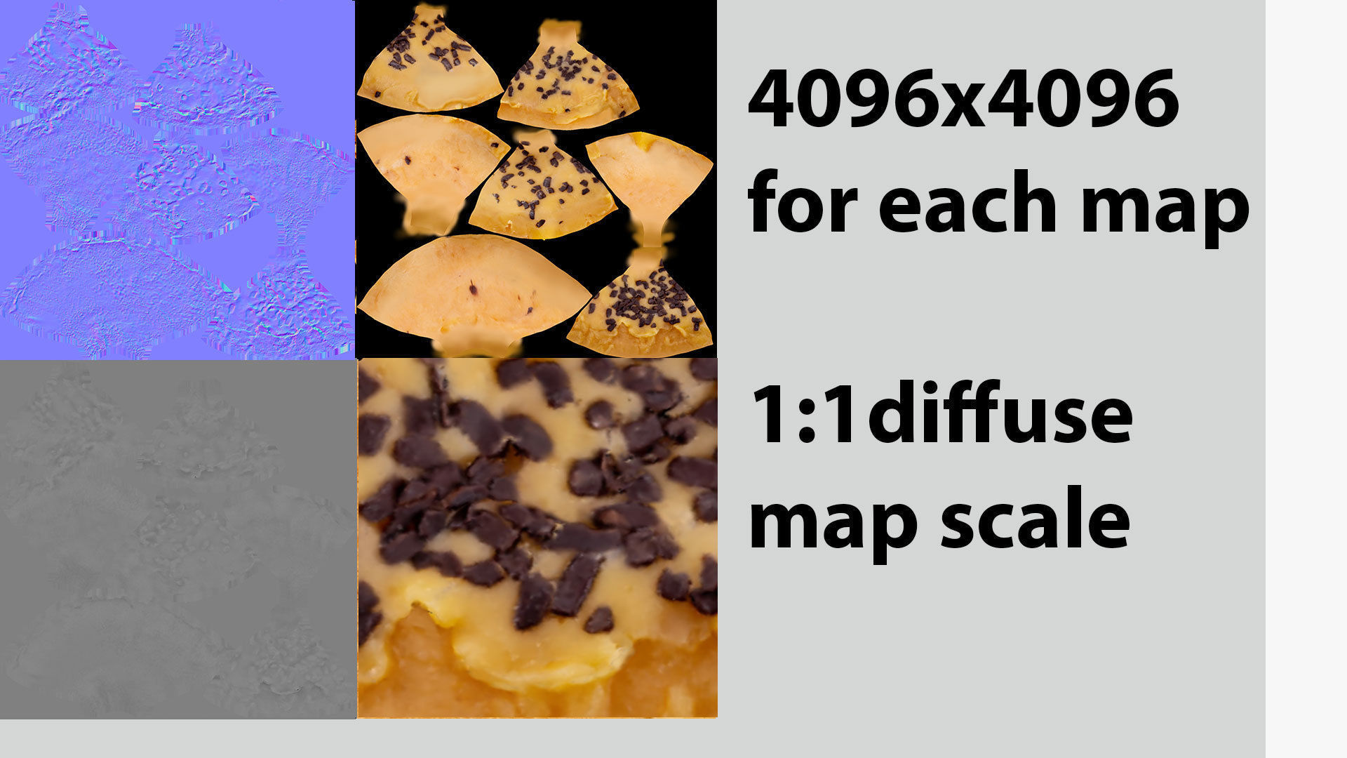 Doughnut glazed with colorful glazing and chocolate 3D model_7