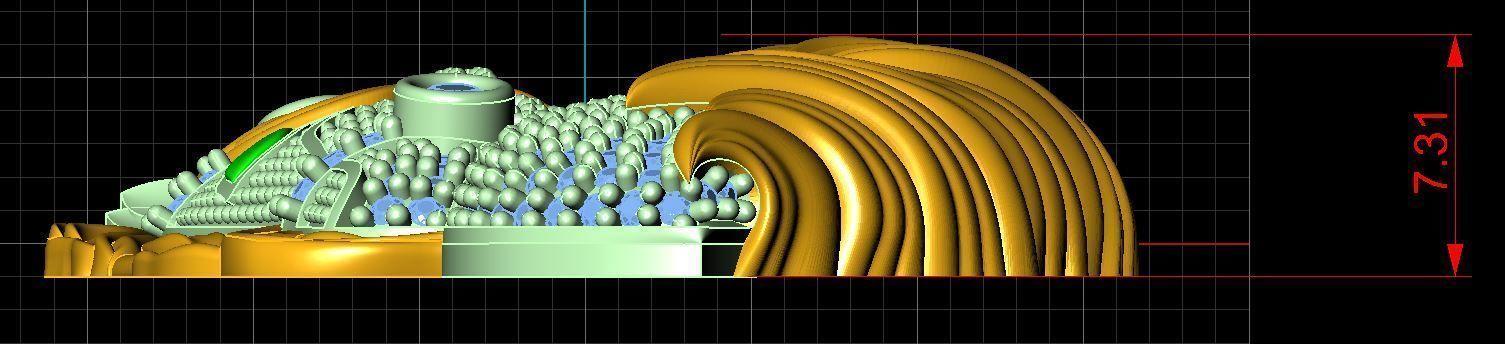 horse necklace 3D model_7