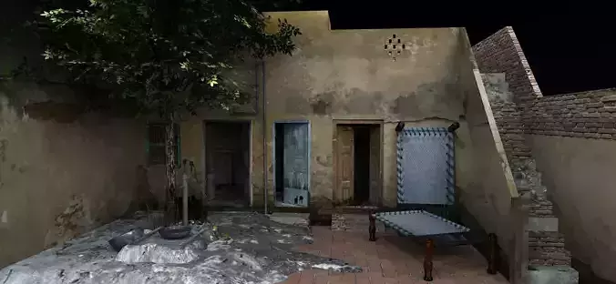 Old House 5 Low-poly 3D model Old House 5 Low-poly 3D model