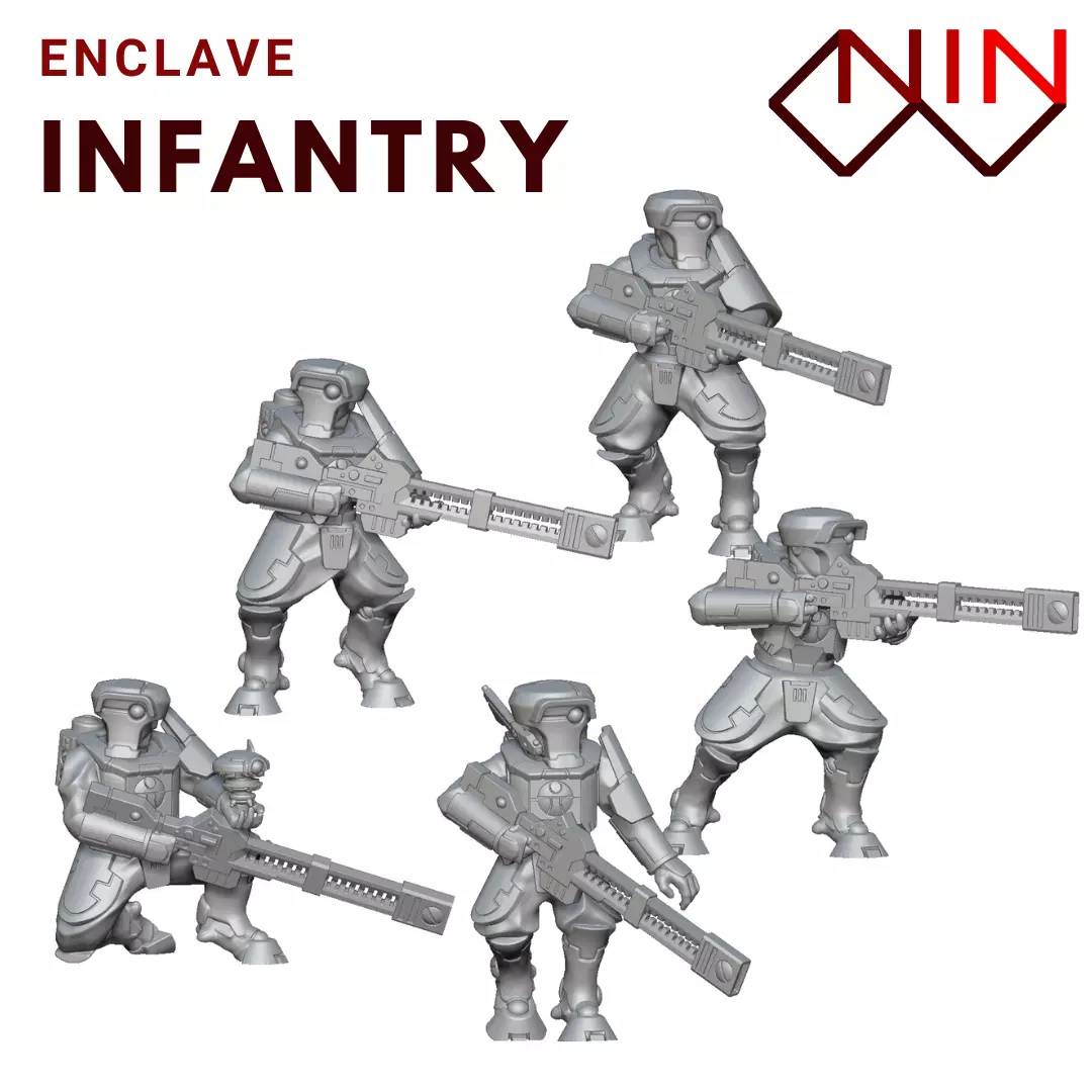Enclave Trooper 3D print model_0