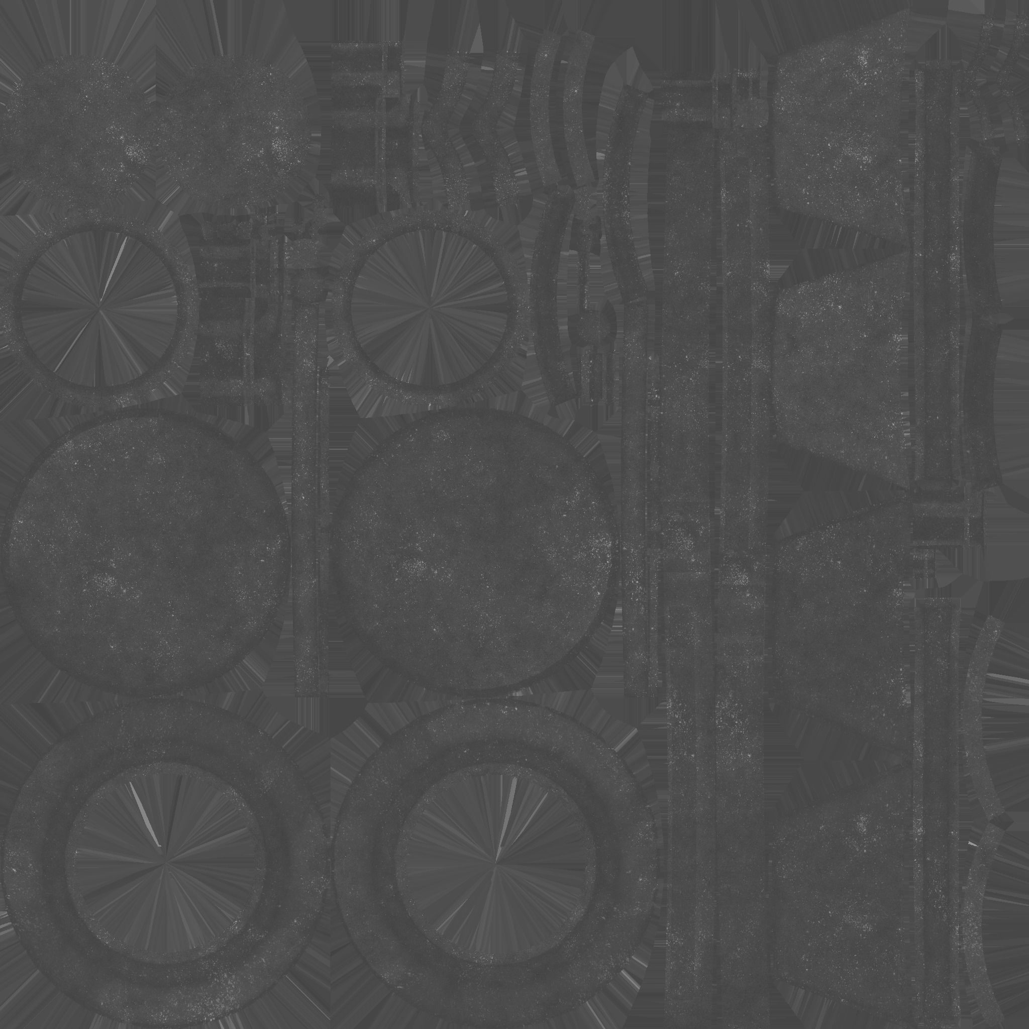 SciFi Glasses G01 Dark Steel - Character Design Fashion Low-poly 3D model_24