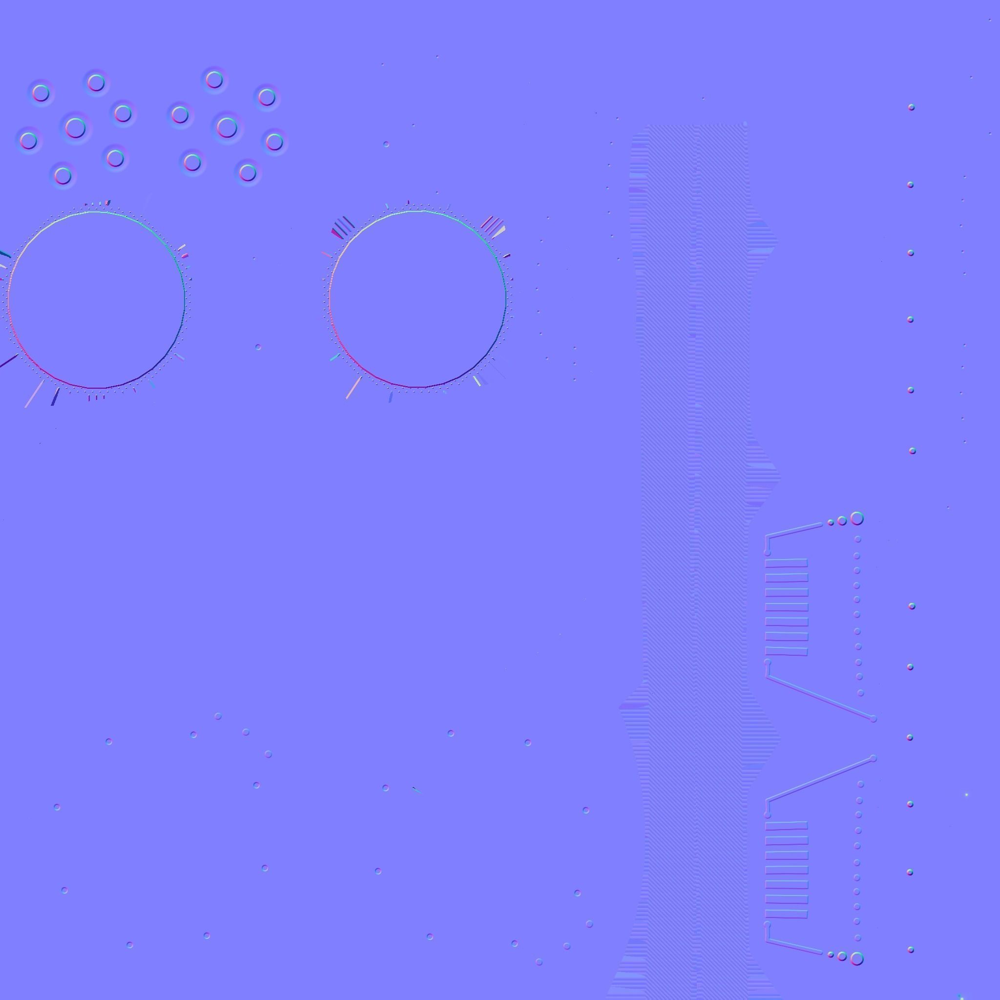 SciFi Glasses G02 White - Character Design Fashion Low-poly 3D model_23