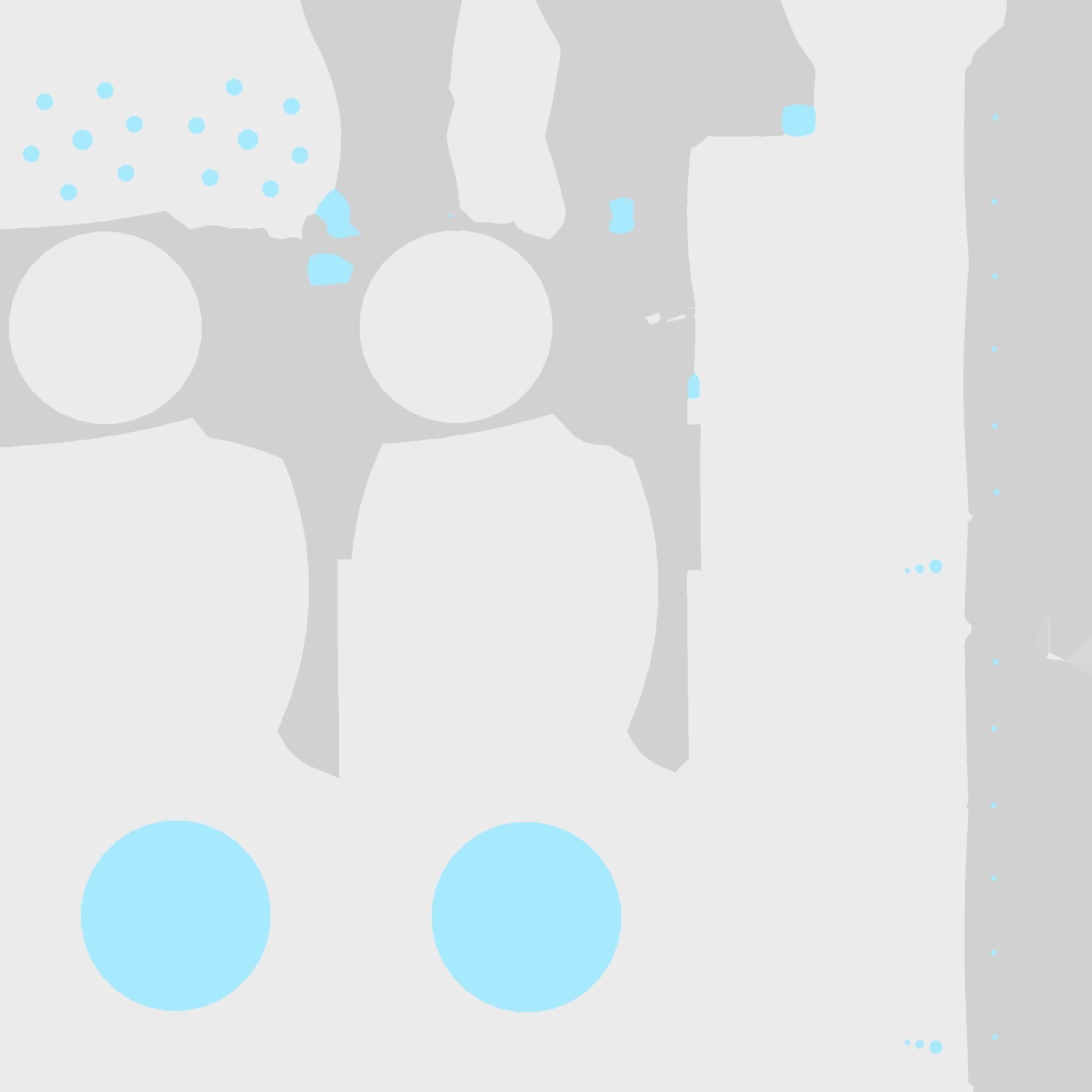 SciFi Glasses G02 White - Character Design Fashion Low-poly 3D model_19