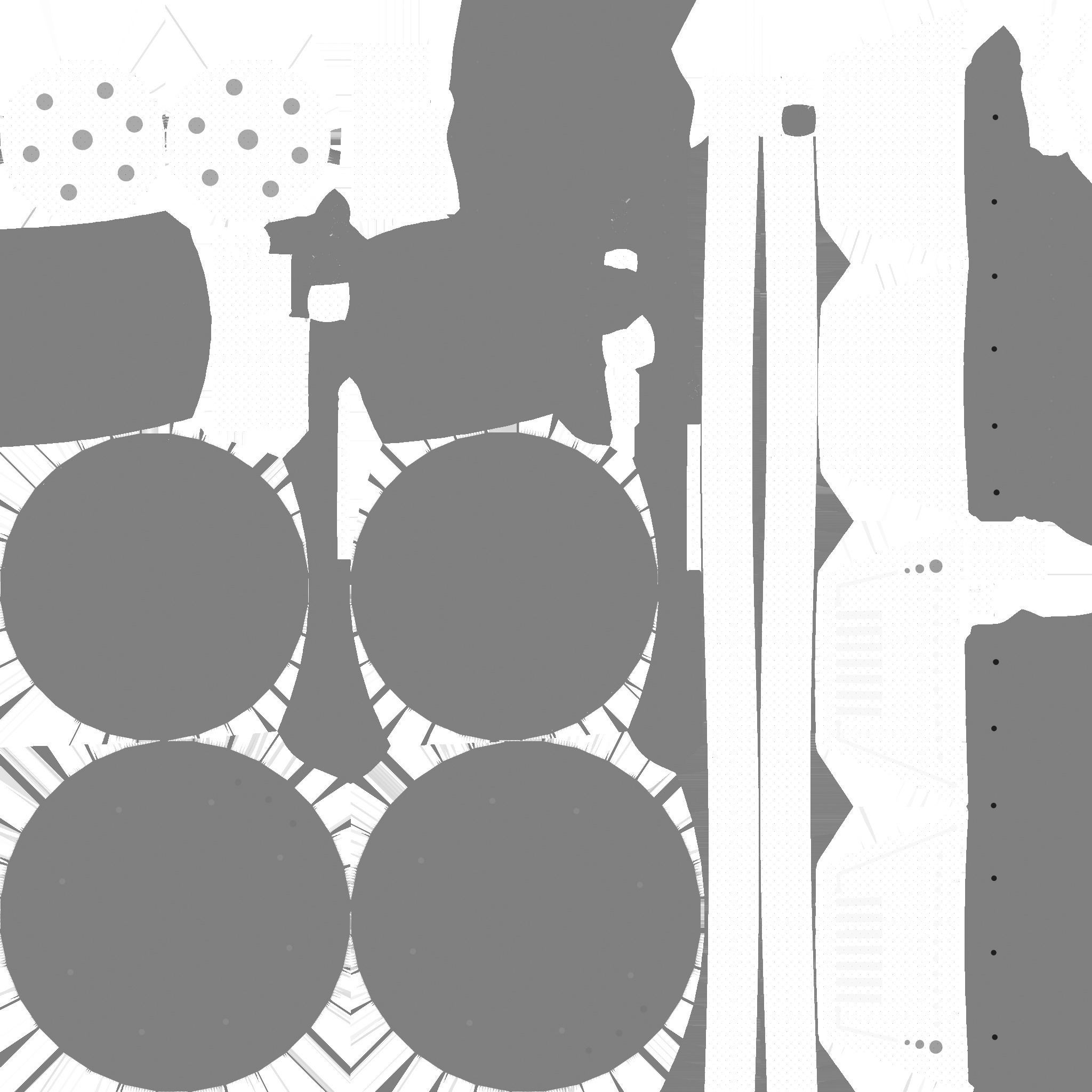 SciFi Glasses G03 Black Red - Character Design Fashion Low-poly 3D model_20