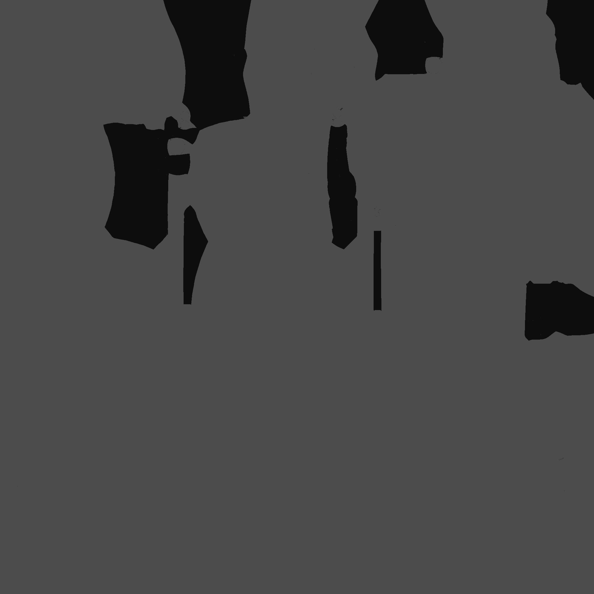 SciFi Glasses G04 Black Green - Character Design Fashion Low-poly 3D model_24