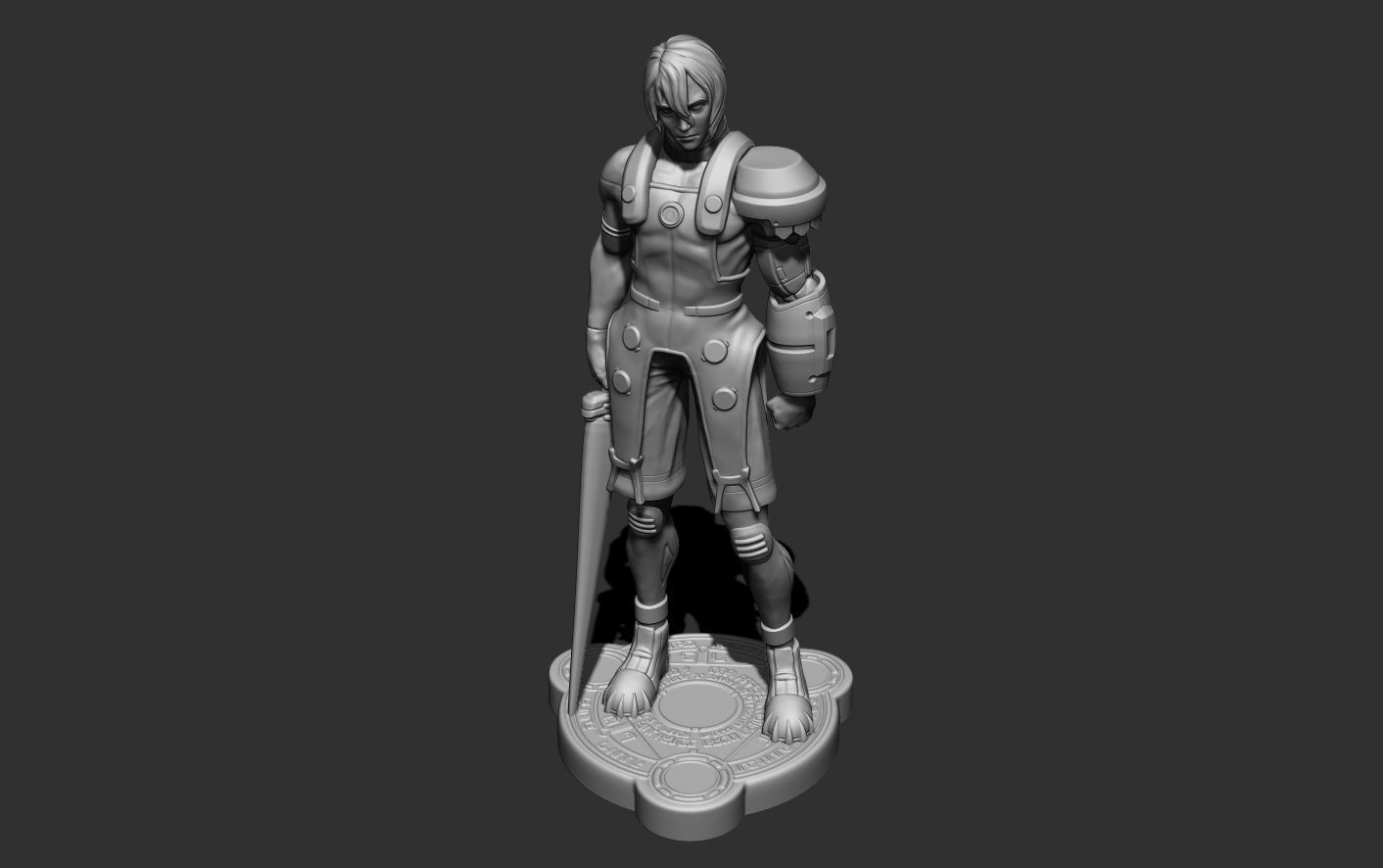 PSO HUmar character model 3D print model_1