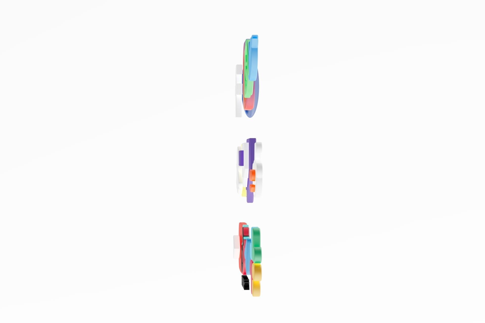 3D Social media icons 3D model_49