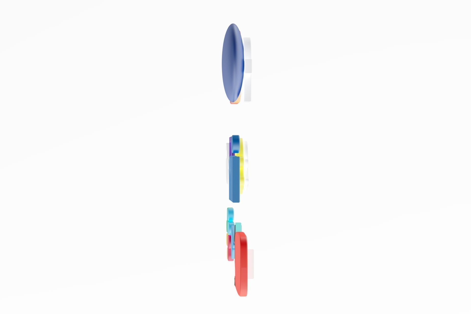 3D Social media icons 3D model_24