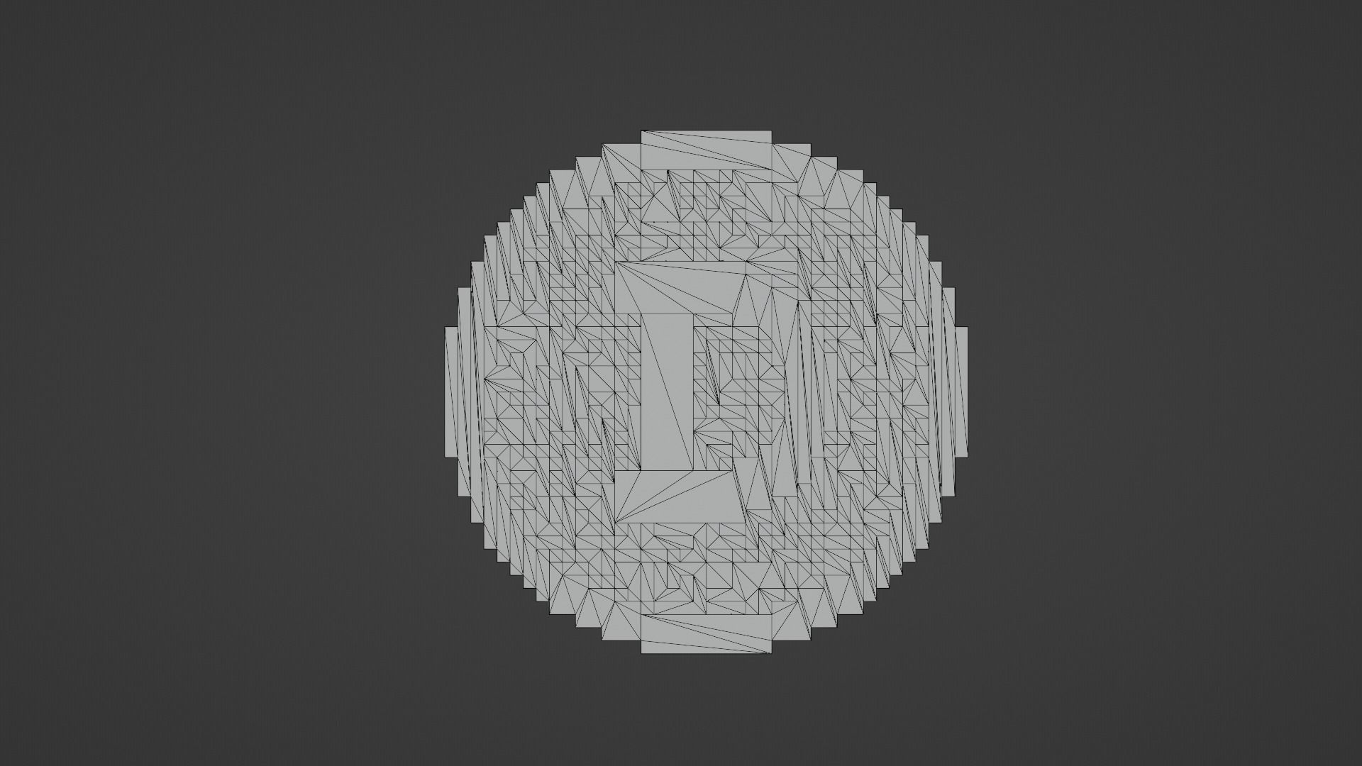 Voxel Dogecoin  Low-poly 3D model_7
