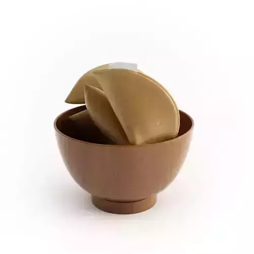 Chinese Fortune Cookie 3D model
