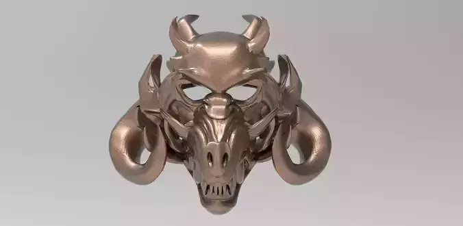 Illuminati Scull mask Party 3D model