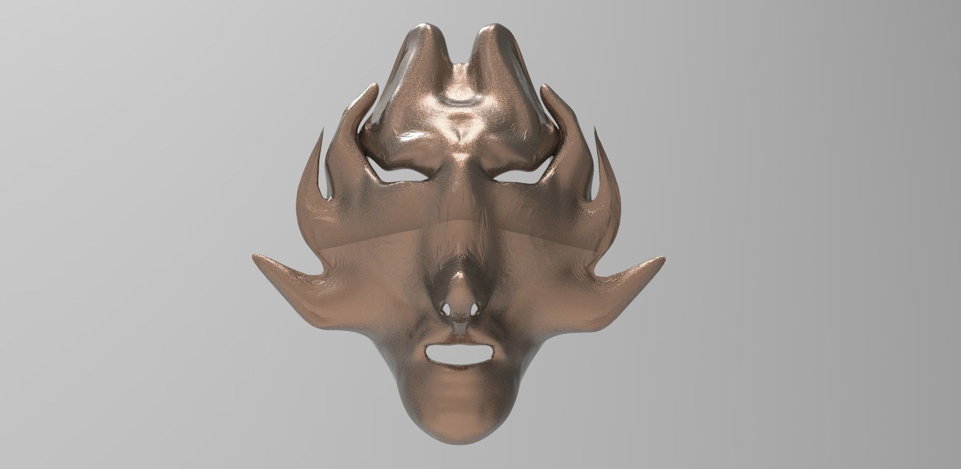Ghost mask 3  3D model_2