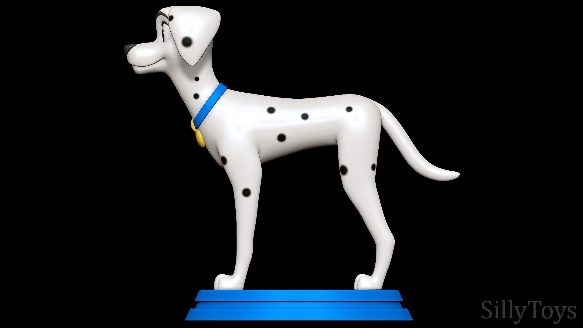 Perdita - 101 Dalmatians  3D print model_3
