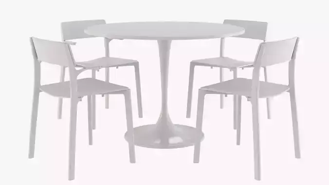 ikea chair janinge and table docksta