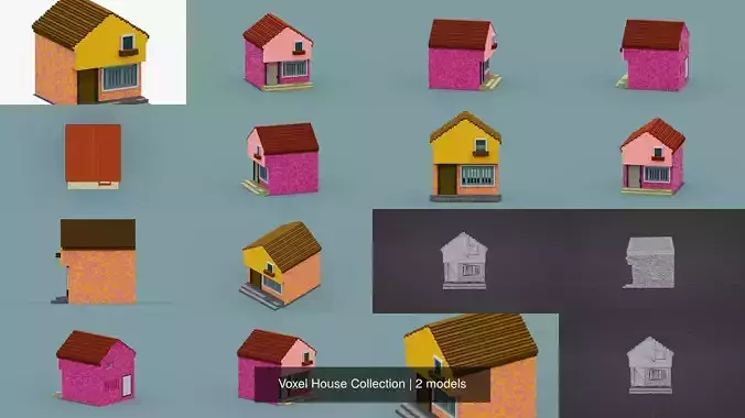 Voxel House Collection