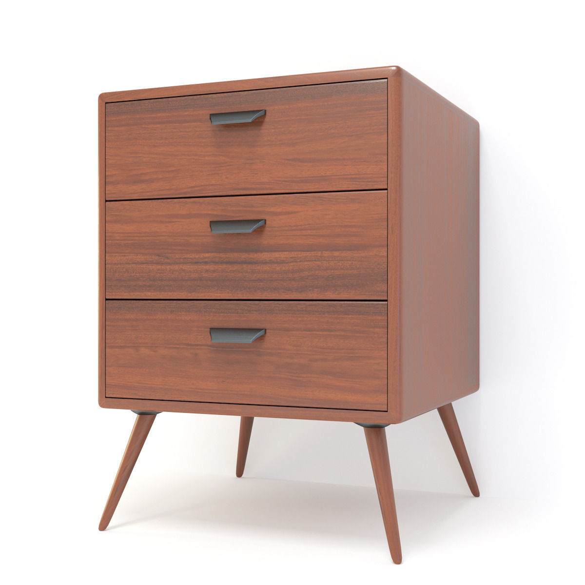 Retro Cupboard 7 3D model_3